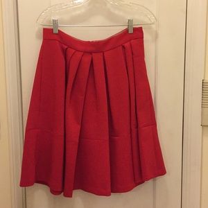 Red Banana Republic A-Line Skirt